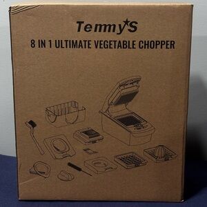 8 in 1 Ultimate Vegetable Chopper - Brown